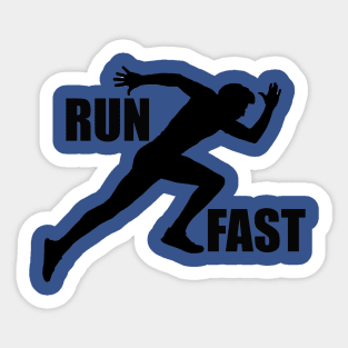 Run Fast Sticker